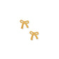 Screwback Stud Earrings - Ruby Bow