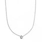 Necklace - Paloma Pear Drop Silver