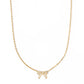 Necklace - Sadie Bow White