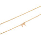 Necklace - Sadie Bow Light Pink