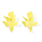 Flora Statement Earrings - Butter Yellow