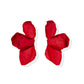 Eden Statement Earrings - Red
