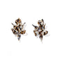 Flora Statement Earrings - Mocha Mousse