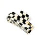 Hair Clip - Kimmy - Black and White Checkered