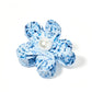 Hair Clip - Gigi - Pearl Center - Blue Marble