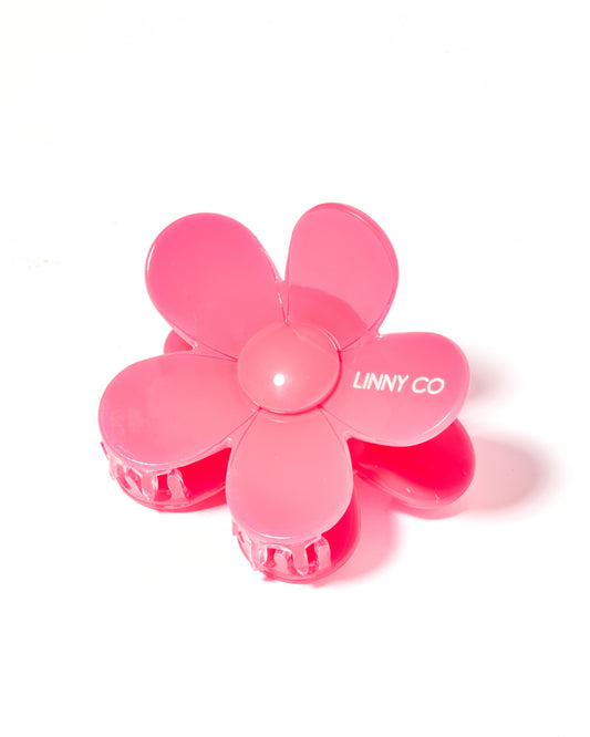 Hair Clip - Gigi - Neon Pink