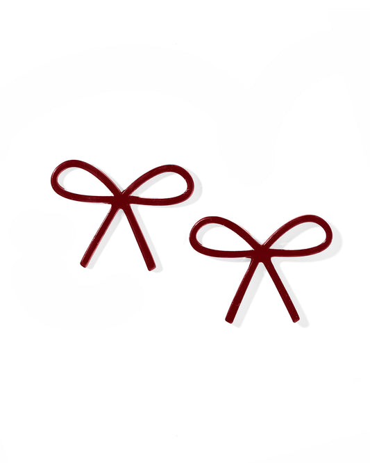 Lola - Maroon - Earrings