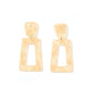 Kennedy - Champagne Checkered - Earrings