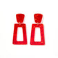 Kennedy - Pearlized Red - Earrings