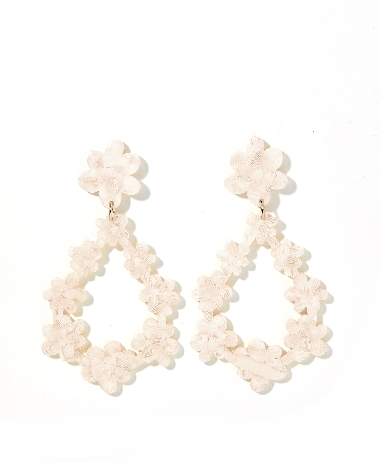 Bianca - White Shell - Earrings