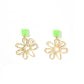 Daisy - Green - Earrings