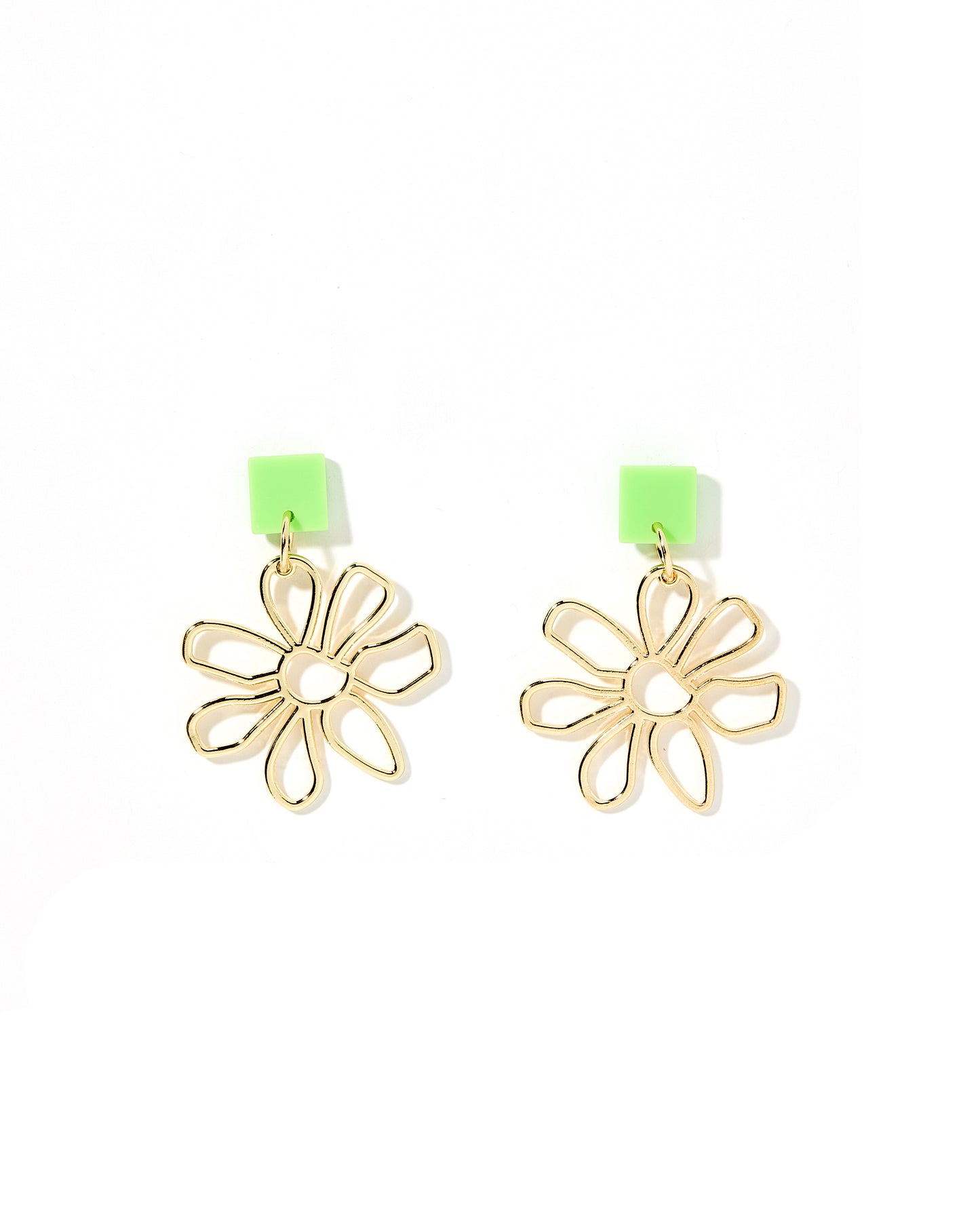 Daisy - Green - Earrings