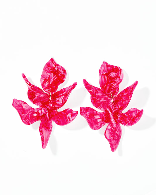 Flora - Pearlized Pink - Earrings