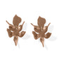 Flora Statement Earrings - Espresso