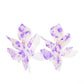 Flora - Purple Frost - Earrings