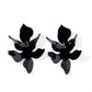 Flora - True Black - Earrings