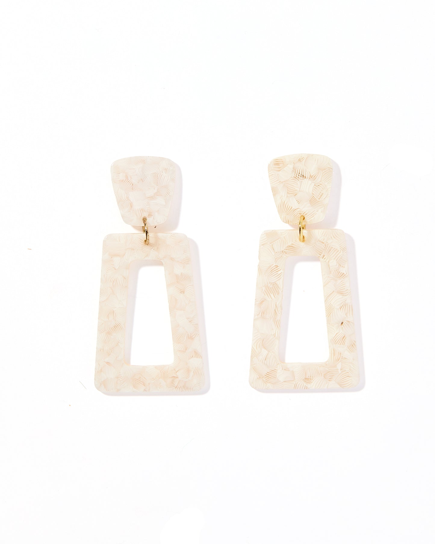 Kennedy - White Shell - Earrings