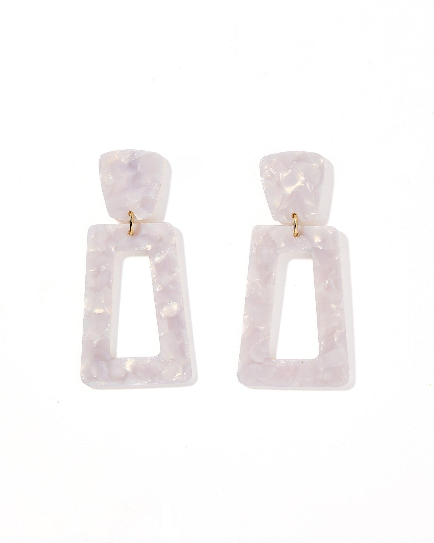 Kennedy - Pearl White - Earrings