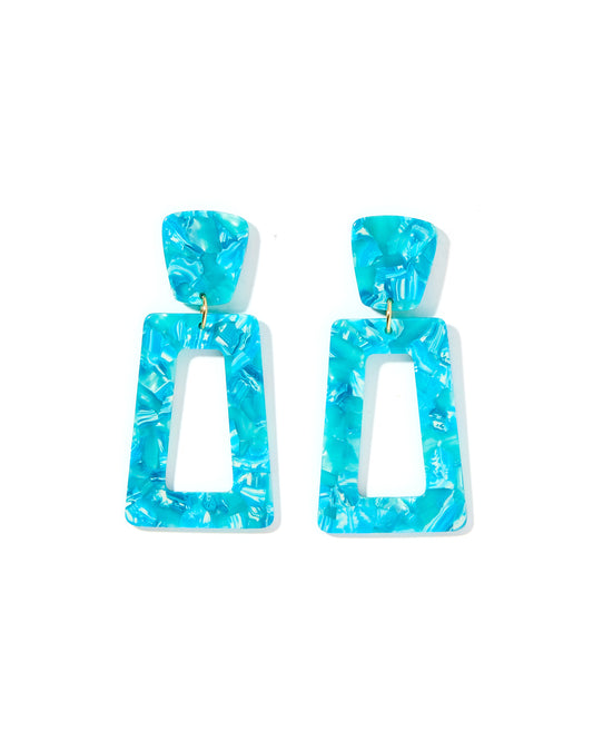 Kennedy - Atlantis Teal - Earrings