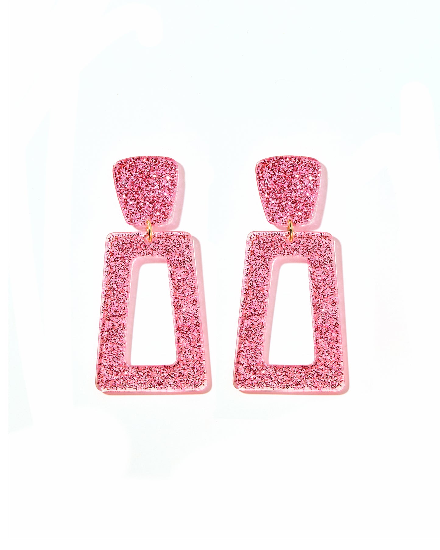 Kennedy - Pink Glitter - Earrings