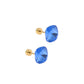 Screwback Stud Earrings Lux - Kit Cobalt Blue