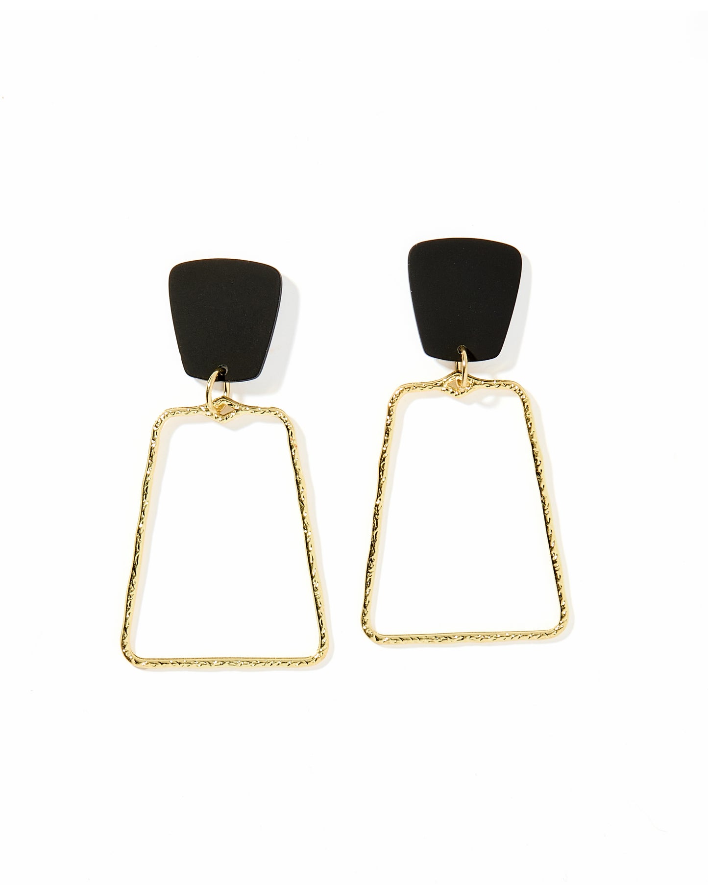 Kaelyn - True Black and Gold - Earrings