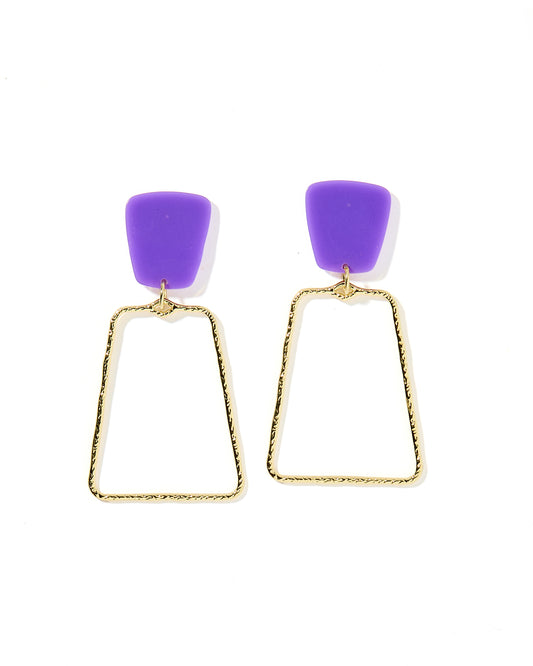 Kaelyn - True Purple - Earrings