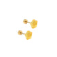 Screwback Stud Earrings Lux - Candy Star Sunshine Yellow
