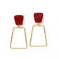 Kaelyn - Crimson Glitter - Earrings