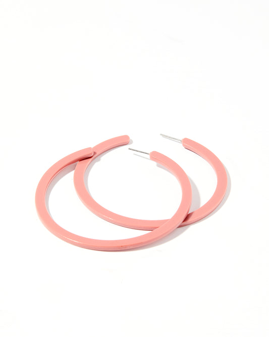 Holly - Mega Hoop - Dusty Pink - Earrings