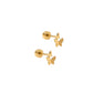 Screwback Stud Earrings - Lark Butterfly