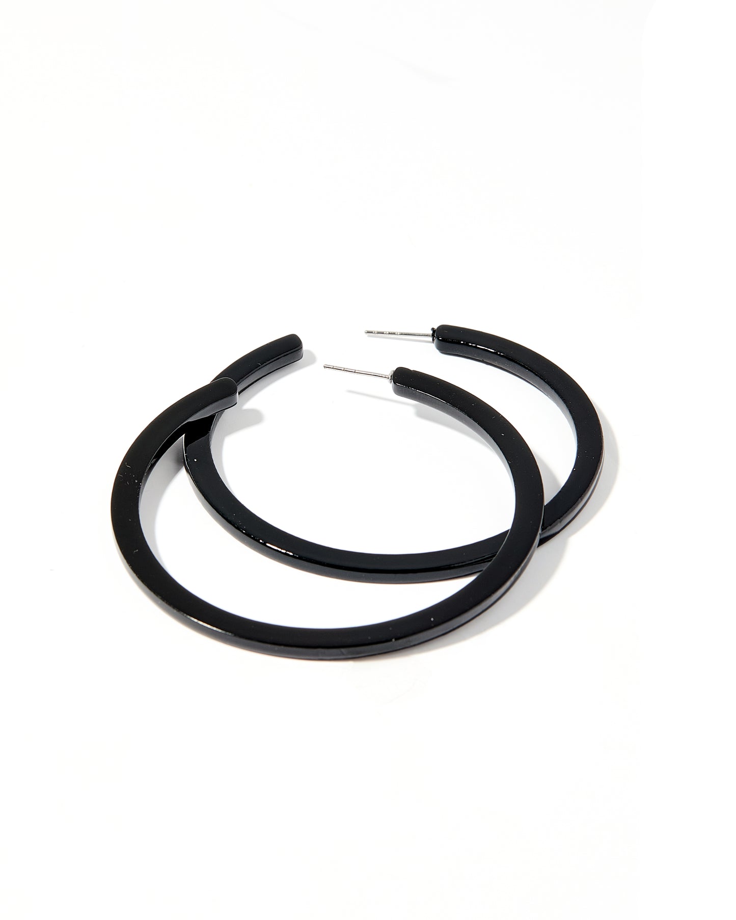 Holly - Mega Hoop - True Black - Earrings