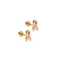 Screwback Stud Earrings - Breast Cancer Ribbon