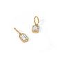 Huggie Charm Earrings - Diana Clear