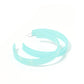 Ashley - Mega Hoop - Blue Aqua - Earrings