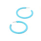 Holly - Medium Hoop - Turquoise - Earrings