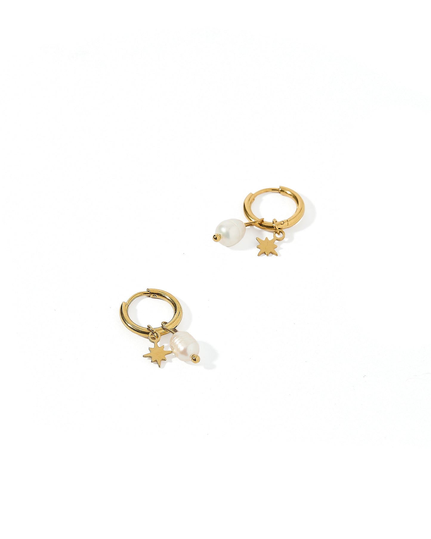 Huggie Charm Earrings - Cora Pearl
