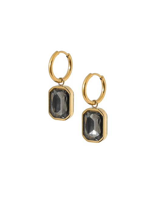 Huggie Charm Earrings - Diana Gray