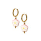 Huggie Charm Earrings - Bloom