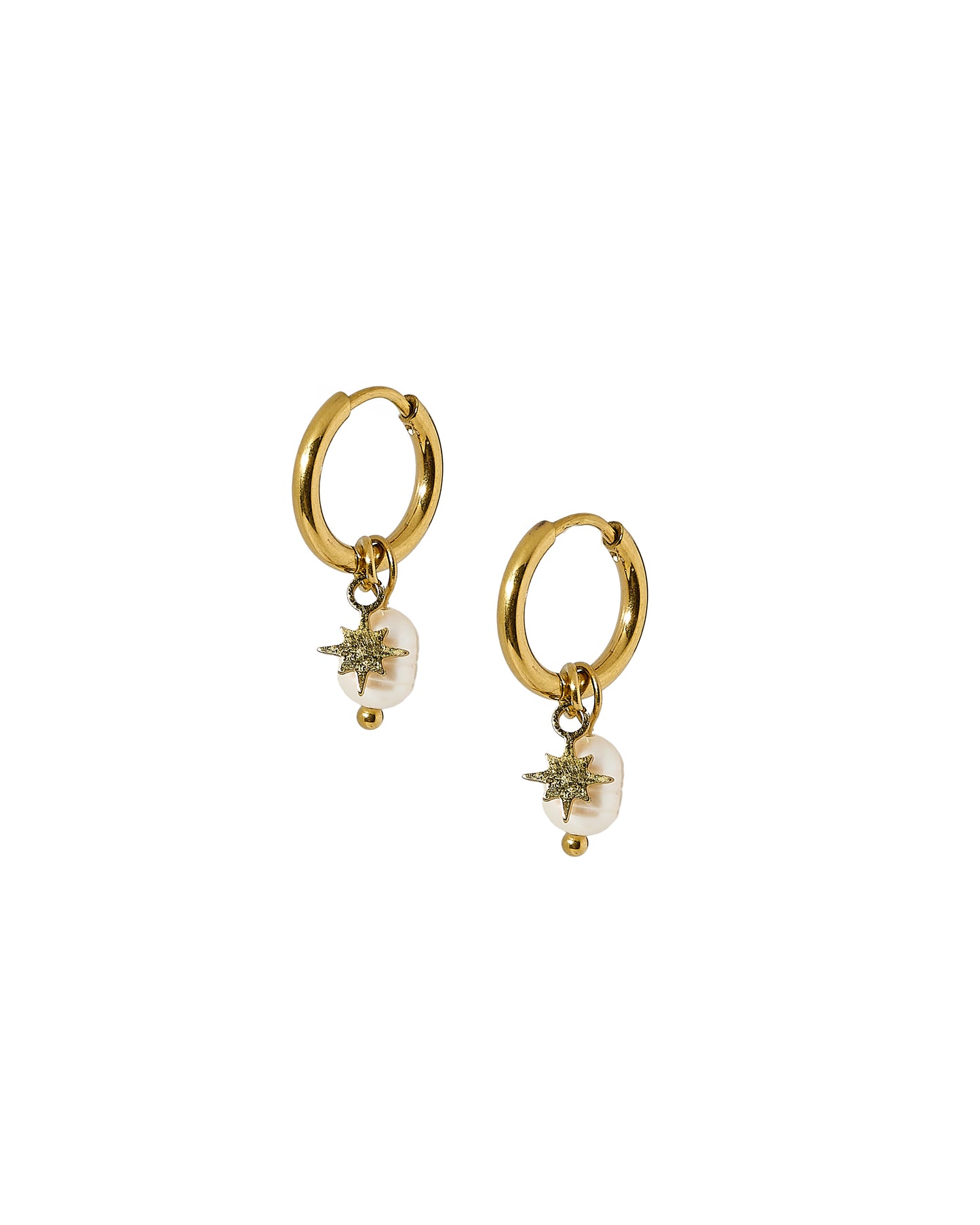 Huggie Charm Earrings - Cora Pearl