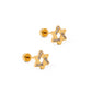 Screwback Stud Earrings - Star of David