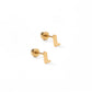 Screwback Stud Earrings - Petite Cowgirl Boot