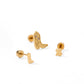 Screwback Stud Earrings - Petite Cowgirl Boot