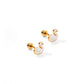 Screwback Stud Earrings - Swan