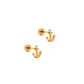 Screwback Stud Earrings - Anchor