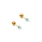 Screwback Stud Earrings - Payton Pearl Blue 3mm
