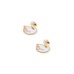 Screwback Stud Earrings - Swan