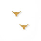 Screwback Stud Earrings - Longhorn