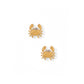 Screwback Stud Earrings - Crab
