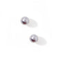 Screwback Stud Earrings - Payton Pearl Gray 5mm